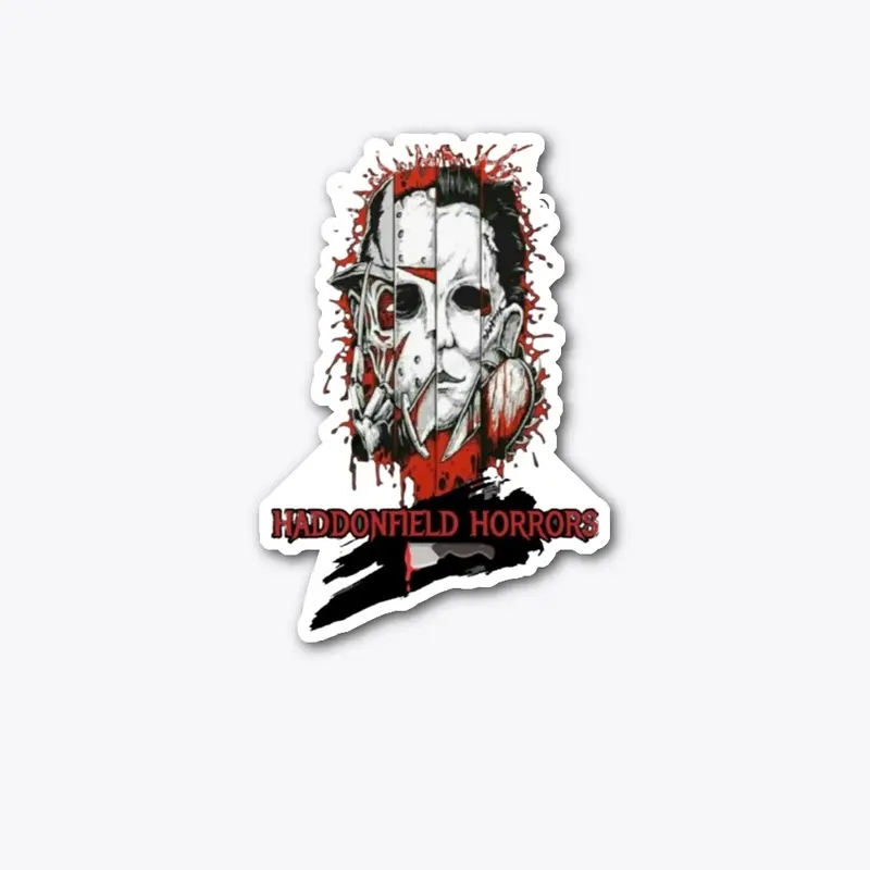 Haddonhorror mask sticker